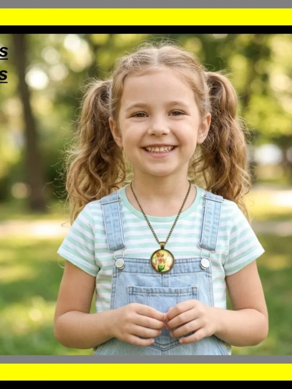 Tinker Bell Theme Necklace